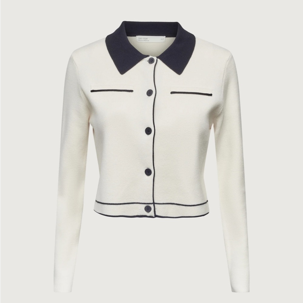 Oak + Fort Women's Collared Sweater XS